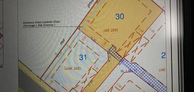 Terrain seul à Ginestas en Aude (11) de 559 m² à vendre au prix de 88000€ - 1