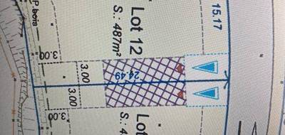 Terrain seul à Lézignan-Corbières en Aude (11) de 487 m² à vendre au prix de 79000€ - 3