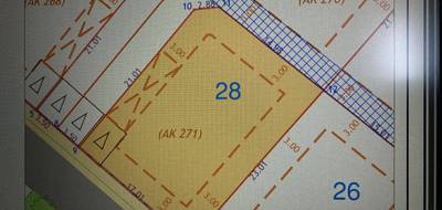 Terrain seul à Ginestas en Aude (11) de 389 m² à vendre au prix de 78000€ - 1