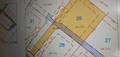 Terrain seul à Ginestas en Aude (11) de 539 m² à vendre au prix de 86500€ - 1