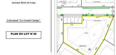 Terrain seul à Sevenans en Territoire de Belfort (90) de 641 m² à vendre au prix de 80200€ - 3