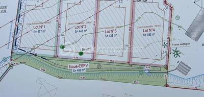 Terrain seul à Béziers en Hérault (34) de 477 m² à vendre au prix de 159450€ - 4