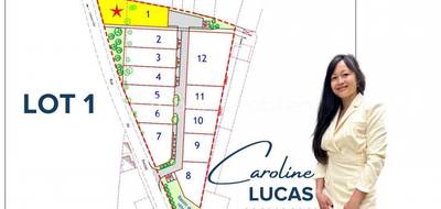 Terrain seul à Plomodiern en Finistère (29) de 922 m² à vendre au prix de 87980€ - 1