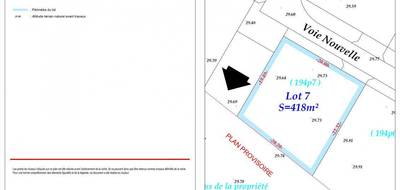 Terrain seul à Zuytpeene en Nord (59) de 418 m² à vendre au prix de 57000€ - 2