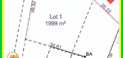 Terrain seul à Bourbon-l'Archambault en Allier (03) de 1999 m² à vendre au prix de 46200€ - 4