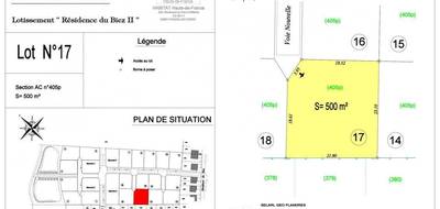 Terrain seul à Fleurbaix en Pas-de-Calais (62) de 500 m² à vendre au prix de 137000€ - 3