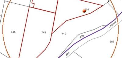 Terrain seul à Pont-Évêque en Isère (38) de 3498 m² à vendre au prix de 315000€ - 4