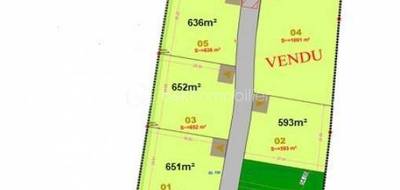 Terrain seul à Ploërmel en Morbihan (56) de 809 m² à vendre au prix de 91000€ - 2