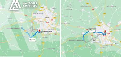 Terrain seul à Reims en Marne (51) de 500 m² à vendre au prix de 123000€ - 2