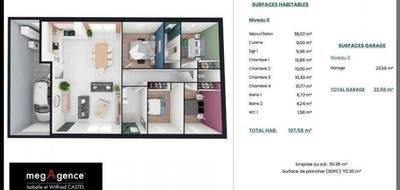 Terrain seul à La Jonchère en Vendée (85) de 769 m² à vendre au prix de 73000€ - 2