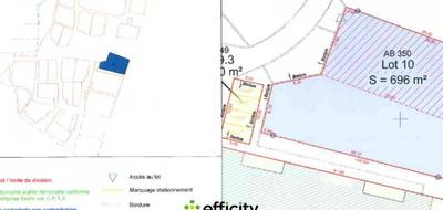 Terrain seul à Guingamp en Côtes-d'Armor (22) de 696 m² à vendre au prix de 46200€ - 3