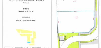 Terrain seul à Camblain-l'Abbé en Pas-de-Calais (62) de 579 m² à vendre au prix de 70900€ - 3