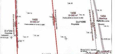 Terrain seul à Villiers-Saint-Georges en Seine-et-Marne (77) de 393 m² à vendre au prix de 65000€ - 1