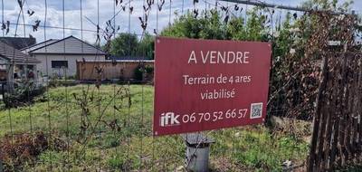 Terrain seul à Fortschwihr en Haut-Rhin (68) de 419 m² à vendre au prix de 110000€ - 2