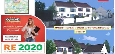 Programme terrain + maison à Esbly en Seine-et-Marne (77) de 212 m² à vendre au prix de 458663€ - 2