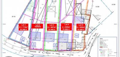 Terrain seul à Ocquerre en Seine-et-Marne (77) de 920 m² à vendre au prix de 75000€ - 1
