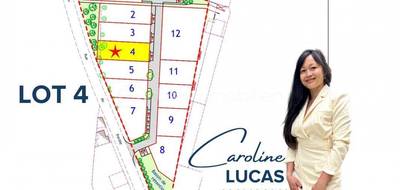 Terrain seul à Plomodiern en Finistère (29) de 546 m² à vendre au prix de 64560€ - 1