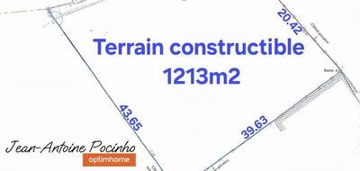 Terrain seul à Noé en Haute-Garonne (31) de 1213 m² à vendre au prix de 99000€ - 4