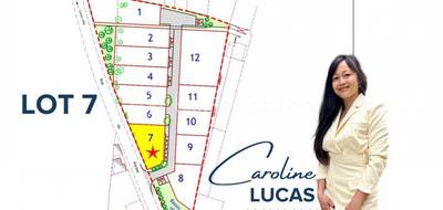 Terrain seul à Plomodiern en Finistère (29) de 586 m² à vendre au prix de 62600€ - 1