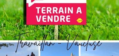 Terrain seul à Travaillan en Vaucluse (84) de 950 m² à vendre au prix de 160000€ - 2