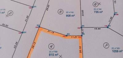 Terrain seul à Saint-Jean-Froidmentel en Loir-et-Cher (41) de 815 m² à vendre au prix de 27625€ - 4