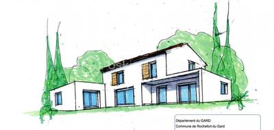 Terrain seul à Rochefort-du-Gard en Gard (30) de 407 m² à vendre au prix de 133000€ - 4