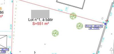 Terrain seul à Besné en Loire-Atlantique (44) de 551 m² à vendre au prix de 79200€ - 2