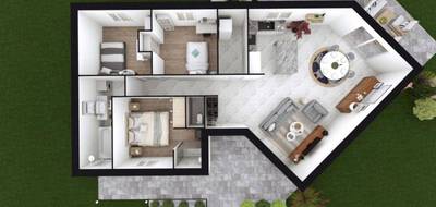Programme terrain + maison à Chailly-en-Brie en Seine-et-Marne (77) de 614 m² à vendre au prix de 267600€ - 2