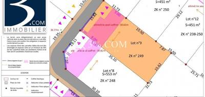 Terrain seul à Saint-Porchaire en Charente-Maritime (17) de 618 m² à vendre au prix de 60600€ - 1