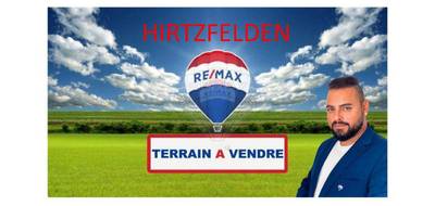 Terrain seul à Hirtzfelden en Haut-Rhin (68) de 408 m² à vendre au prix de 89760€ - 1