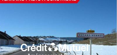 Terrain seul à Guyans-Vennes en Doubs (25) de 800 m² à vendre au prix de 94000€ - 1