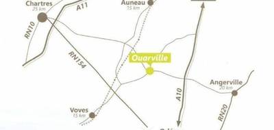 Terrain seul à Ouarville en Eure-et-Loir (28) de 581 m² à vendre au prix de 57900€ - 2