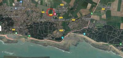 Terrain seul à Saint-Vincent-sur-Jard en Vendée (85) de 420 m² à vendre au prix de 98000€ - 2