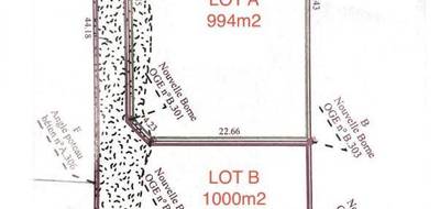 Terrain seul à Solignac en Haute-Vienne (87) de 1000 m² à vendre au prix de 56400€ - 3