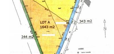 Terrain seul à Mesnils-sur-Iton en Eure (27) de 1643 m² à vendre au prix de 34000€ - 2