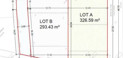 Terrain seul à Blain en Loire-Atlantique (44) de 326 m² à vendre au prix de 52000€ - 2