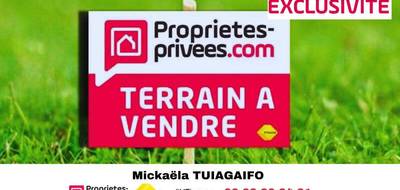 Terrain seul à Faux-Fresnay en Marne (51) de 1845 m² à vendre au prix de 19990€ - 1