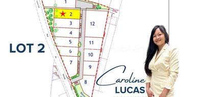 Terrain seul à Plomodiern en Finistère (29) de 546 m² à vendre au prix de 64560€ - 1