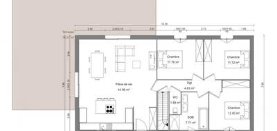 Programme terrain + maison à Aubeterre en Aube (10) de 95 m² à vendre au prix de 209000€ - 3