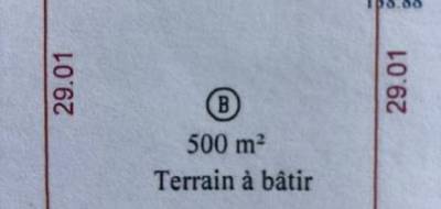 Terrain seul à Beton-Bazoches en Seine-et-Marne (77) de 500 m² à vendre au prix de 56000€ - 1