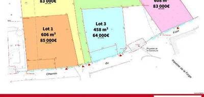 Terrain seul à Monteynard en Isère (38) de 620 m² à vendre au prix de 89500€ - 4