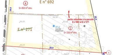 Terrain seul à Châtillon-la-Palud en Ain (01) de 450 m² à vendre au prix de 102000€ - 1