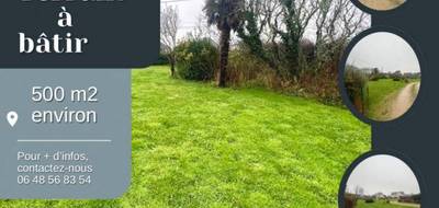 Terrain seul à Plouhinec en Morbihan (56) de 500 m² à vendre au prix de 198000€ - 3