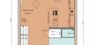 Programme terrain + maison à Aubergenville en Yvelines (78) de 240 m² à vendre au prix de 437809€ - 3