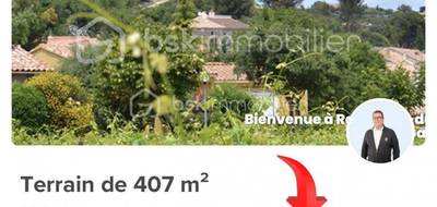 Terrain seul à Rochefort-du-Gard en Gard (30) de 407 m² à vendre au prix de 143000€ - 1