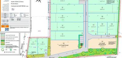 Terrain seul à Saint-Épain en Indre-et-Loire (37) de 529 m² à vendre au prix de 54500€ - 1