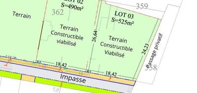 Terrain seul à Sin-le-Noble en Nord (59) de 525 m² à vendre au prix de 86500€ - 4