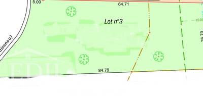Terrain seul à Bergerac en Dordogne (24) de 2200 m² à vendre au prix de 42500€ - 3