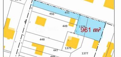 Terrain seul à Sens en Yonne (89) de 961 m² à vendre au prix de 55000€ - 2