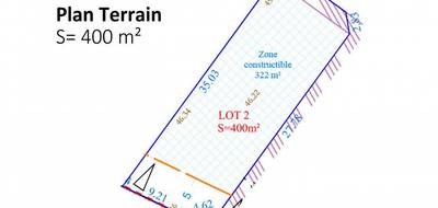 Terrain seul à Corcoué-sur-Logne en Loire-Atlantique (44) de 400 m² à vendre au prix de 66000€ - 2